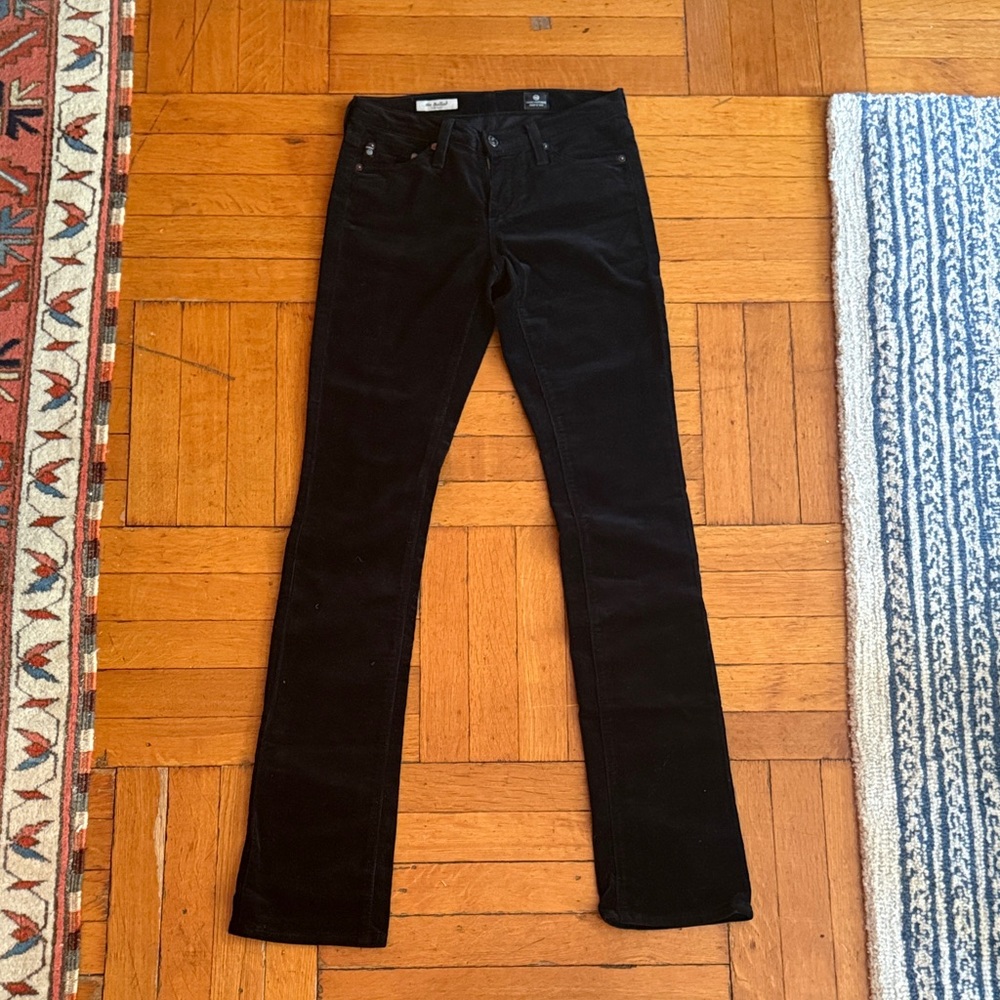 Black Straight-Leg AG Soft Cord